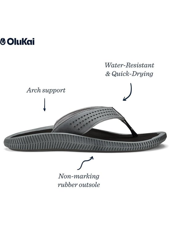 Men\'s Shadow Beach Sandals Water Resistant Flip Flops Arch Support&Comfort Fit main image 6